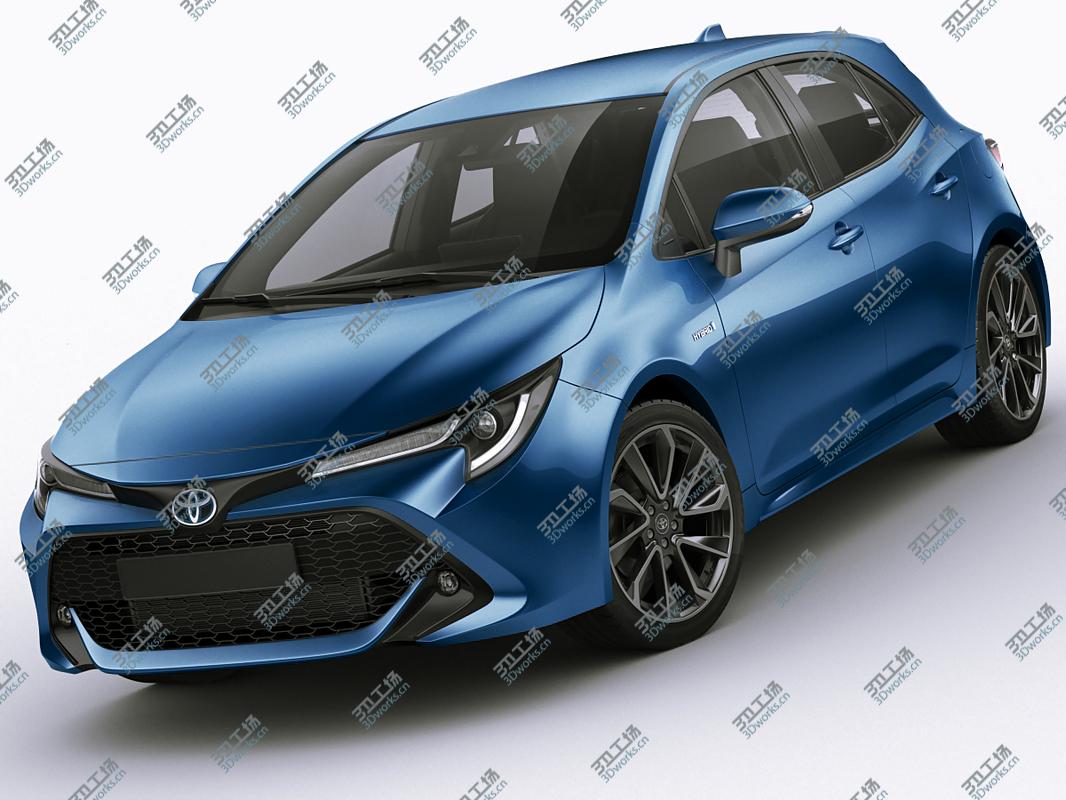 images/goods_img/202104023/Toyota Corolla Hatchback and Auris 2019 3D model/2.jpg